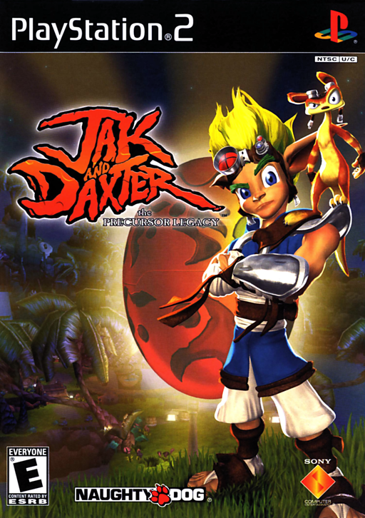 Jak and Daxter: The Precursor Legacy original PlayStation 2 box art