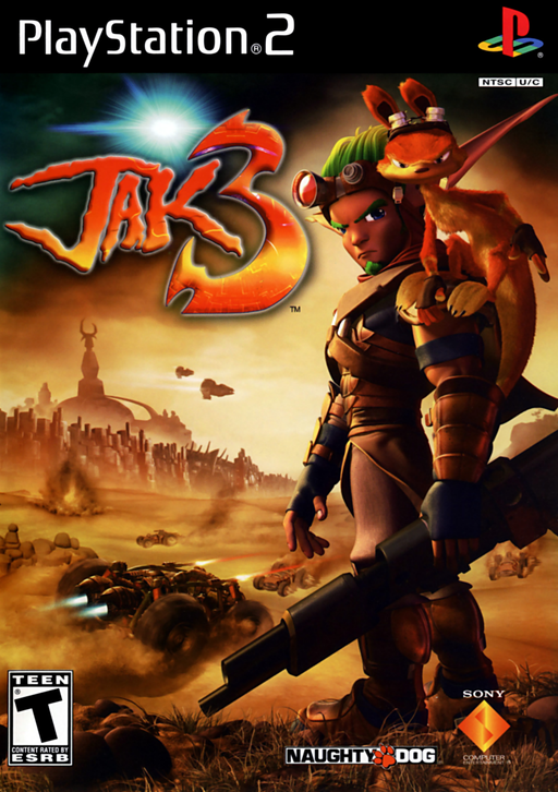 Jak 3 original PlayStation 2 box art