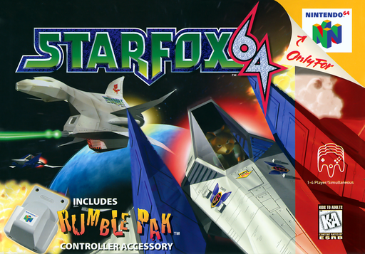 Star Fox 64 original Nintendo 64 box art